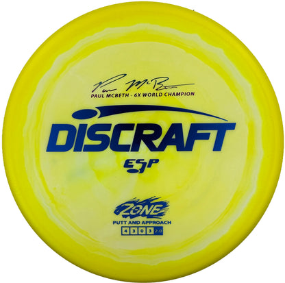 Discraft Paul McBeth 6X ESP Zone Signature Series
