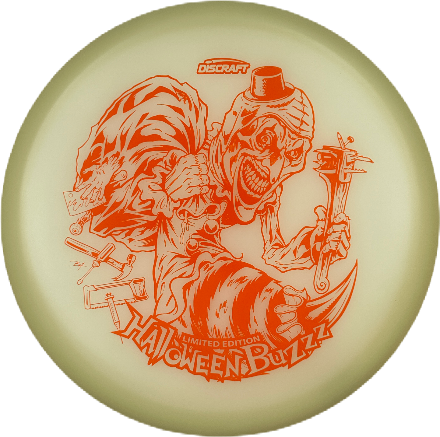 Discraft 2025 Limited Edition Halloween Single Foil MEGA GLO Buzzz