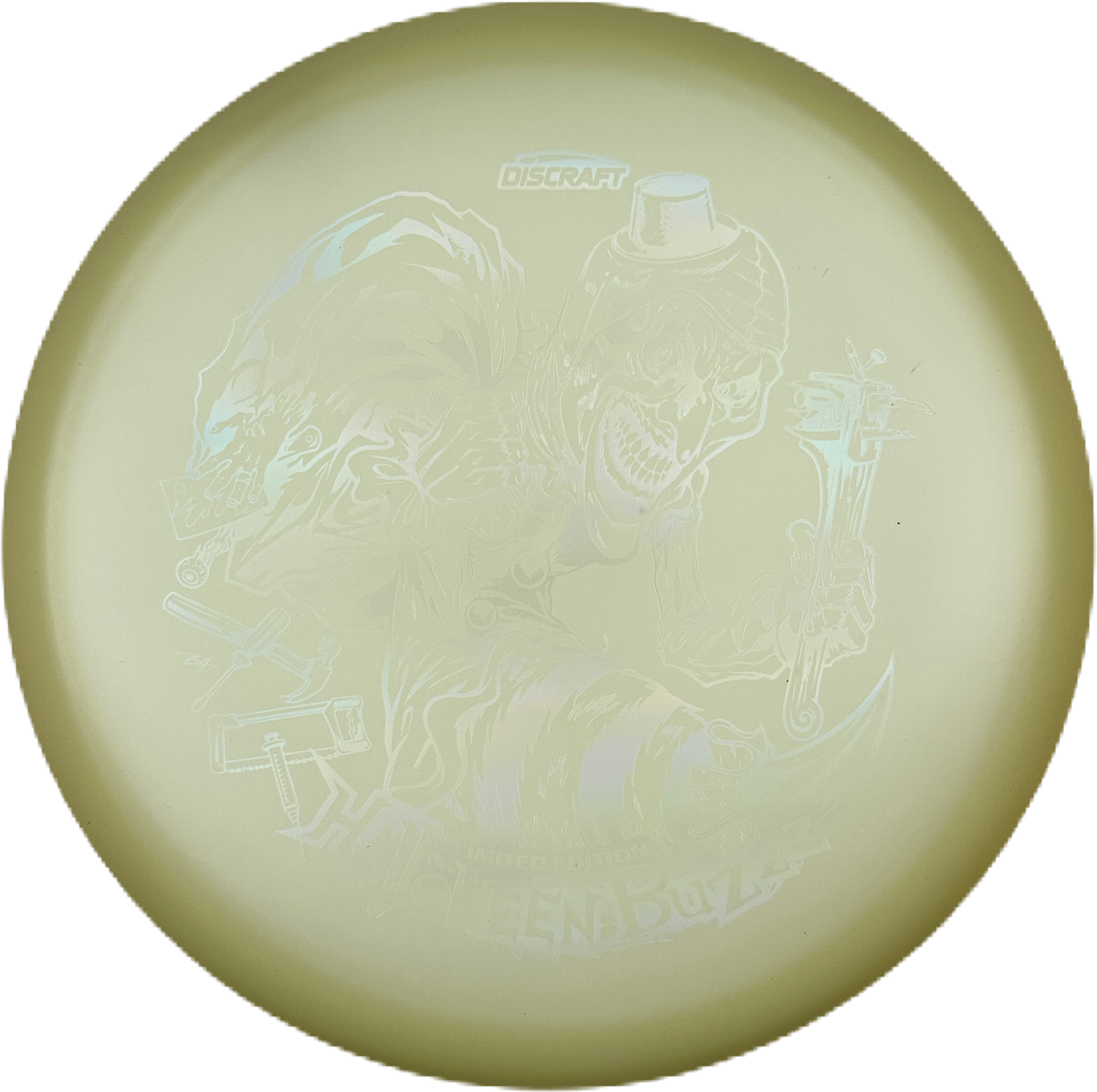 Discraft 2025 Limited Edition Halloween Single Foil MEGA GLO Buzzz