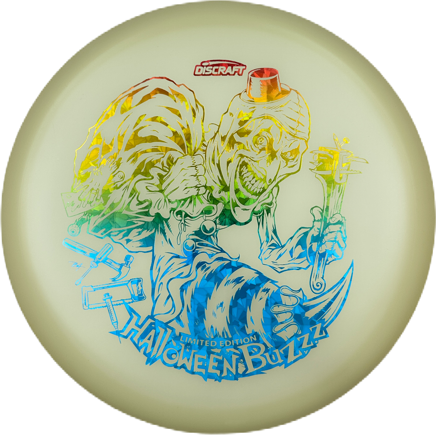Discraft 2025 Limited Edition Halloween Single Foil MEGA GLO Buzzz