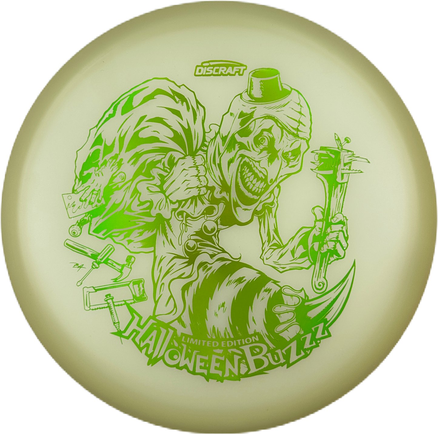 Discraft 2025 Limited Edition Halloween Single Foil MEGA GLO Buzzz