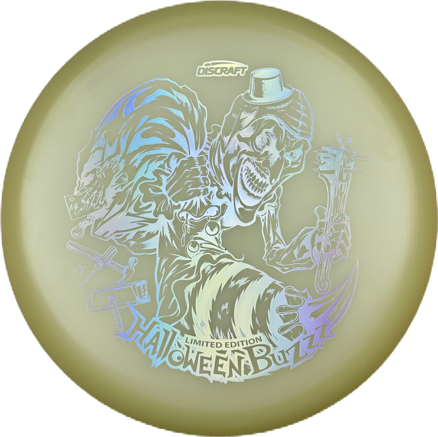 Discraft 2025 Limited Edition Halloween Single Foil MEGA GLO Buzzz