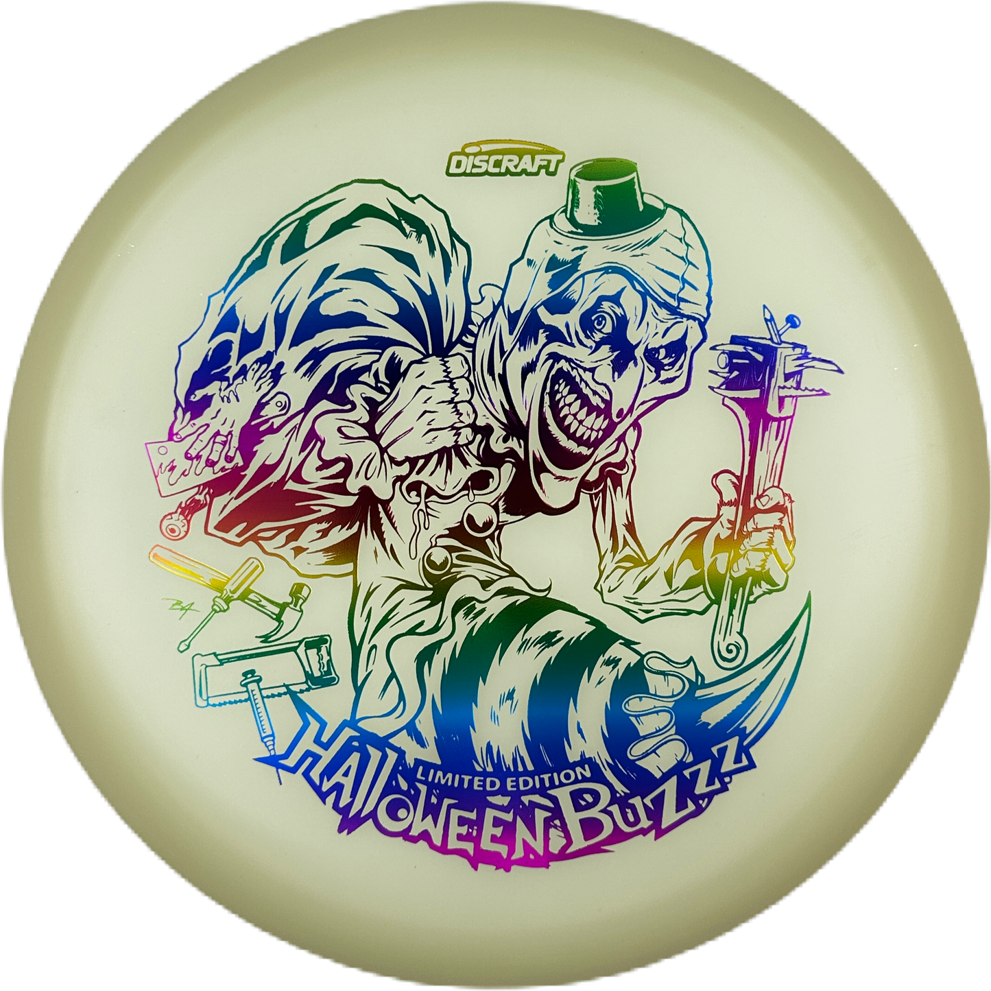 Discraft 2025 Limited Edition Halloween Single Foil MEGA GLO Buzzz