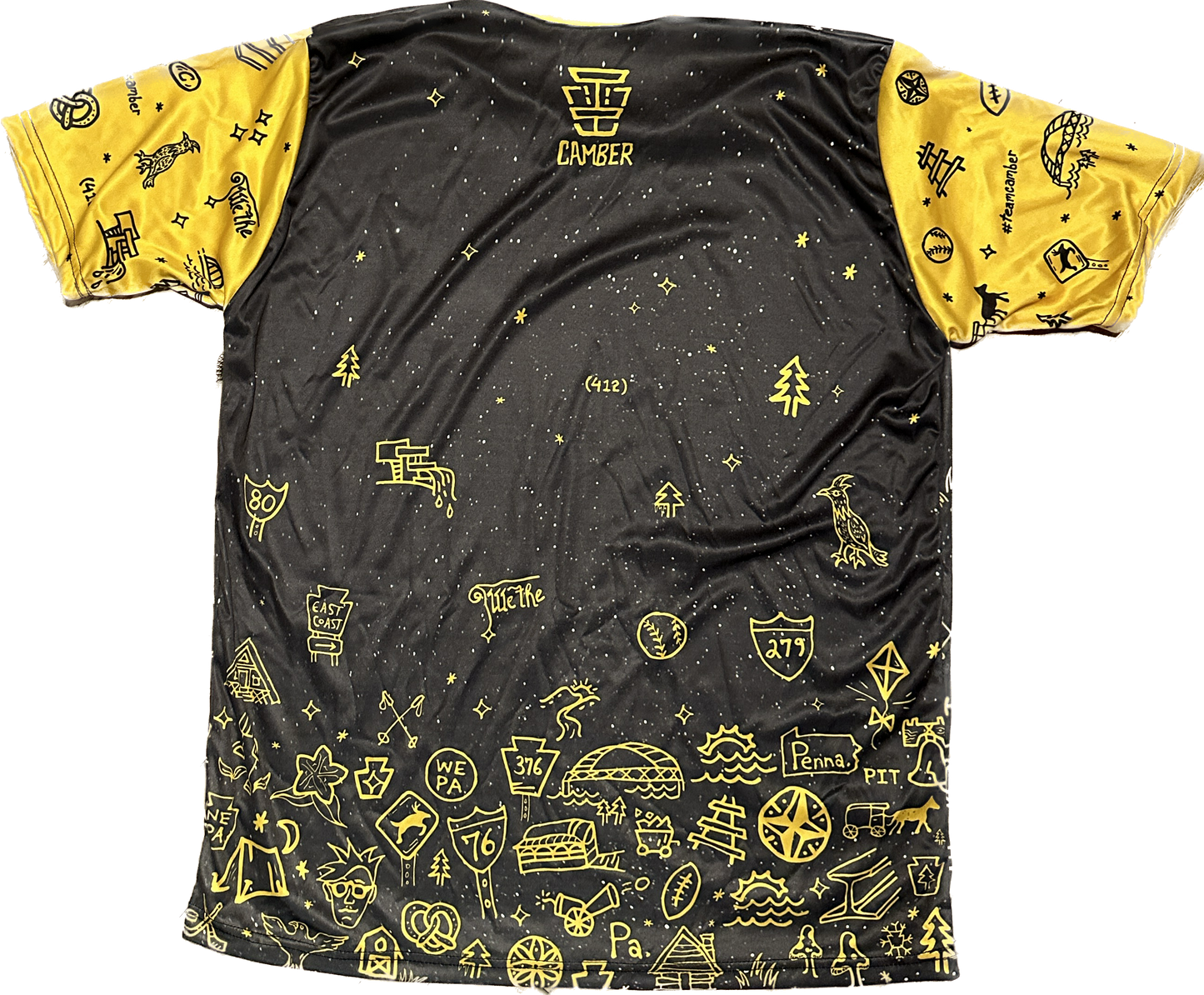 Camber Jersey- Black and Gold